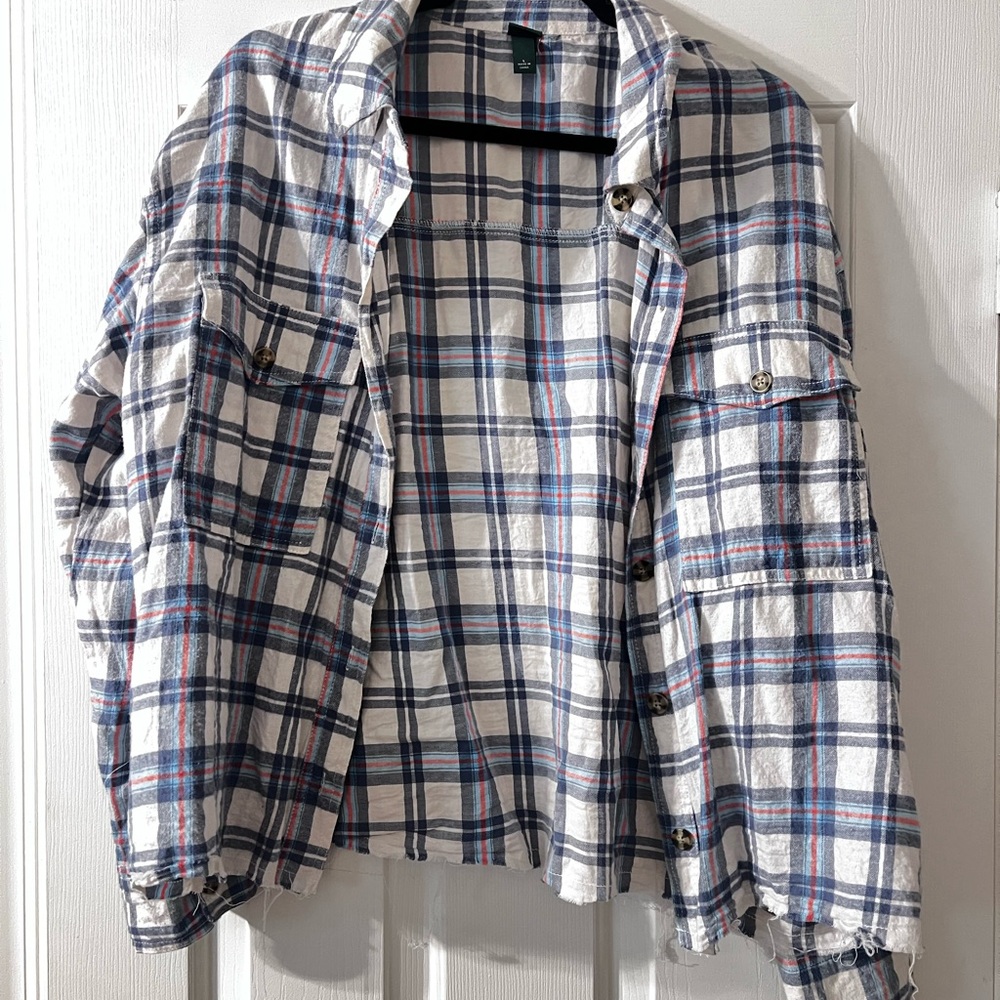 Plaid Wild Fable Button-Up Shirt